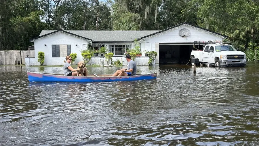 A Central Florida Altamonte Springs, FL home affected by flood water